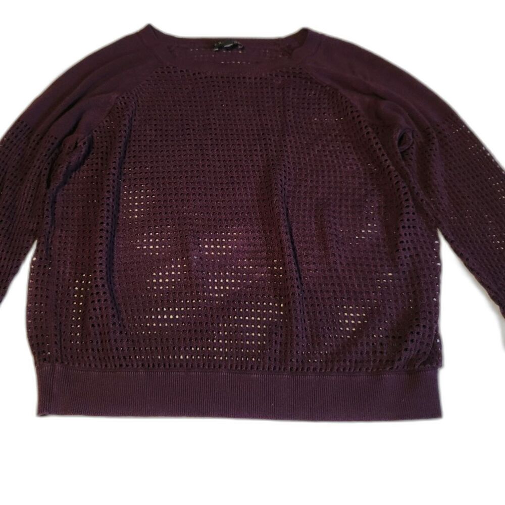 Express Women's Size Medium Purple Knit Sweater